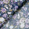 Cotton Poplin romantic flower meadow – navy blue/lavender,  thumbnail number 4