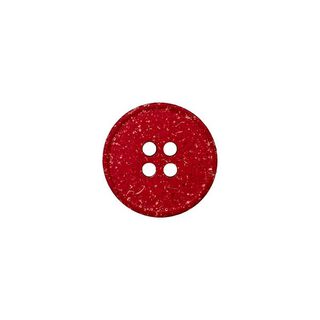Recycled 4-Hole Hemp/Polyester Button – chili, 