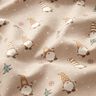 Cotton Jersey Gnomes in the snow – almond,  thumbnail number 2