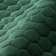 Upholstery Fabric Velvet Honeycomb Quilt – dark green,  thumbnail number 2
