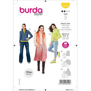Waistcoat | Jacket | Burda 6114 | 34-44, 