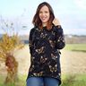 Cotton Jersey golden butterflies | Glitzerpüppi – black,  thumbnail number 5
