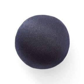Covered button, Duchesse Satin – midnight blue, 