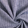 Pinstripes Linen Viscose Blend – navy blue,  thumbnail number 3