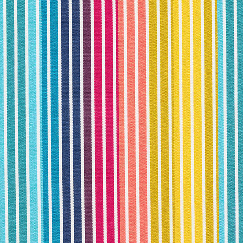 Outdoor Deckchair fabric Longitudinal stripes 45 cm – turquoise,  image number 1