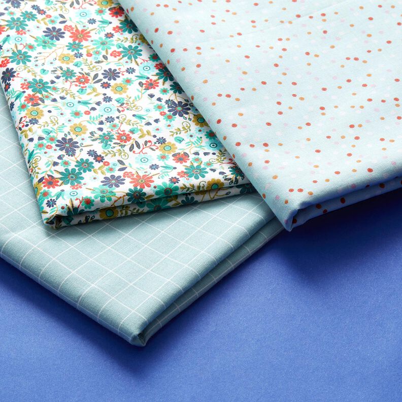 Cotton Cretonne Polka Dots – light blue, image number 5
