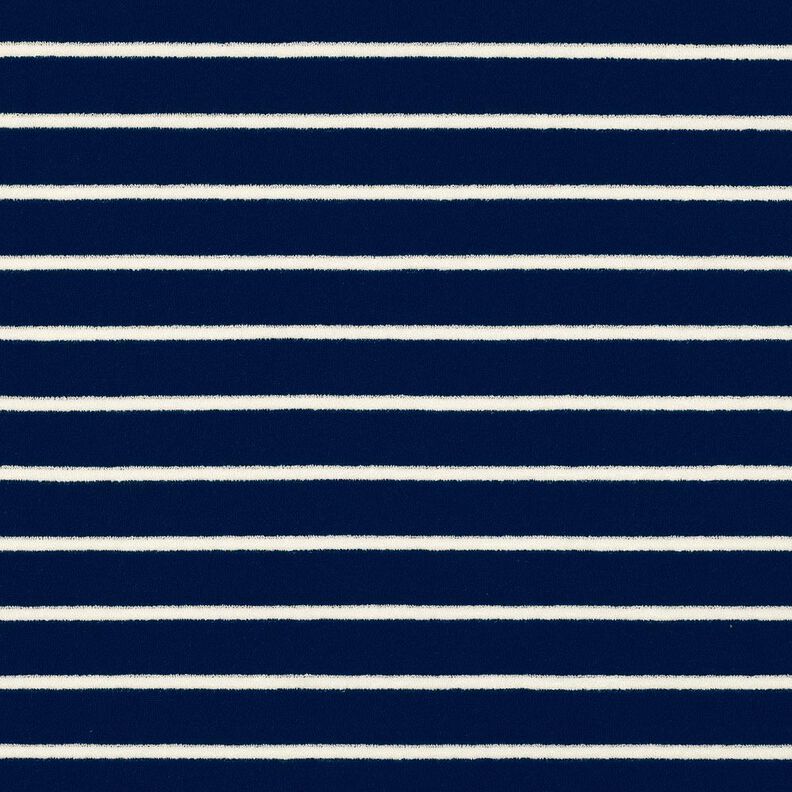 terry cloth jersey Stripes – midnight blue/ivory,  image number 1