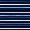 terry cloth jersey Stripes – midnight blue/ivory,  thumbnail number 1