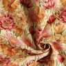Decor Fabric Tapestry Fabric Meadow Flowers – light beige/carmine,  thumbnail number 3