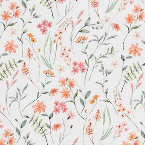 GOTS Cotton Jersey wildflower meadow Digital Print – ivory, 