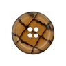 4-Hole Polyester Button Recycling – bronze/dark brown,  thumbnail number 1
