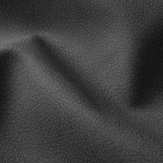 Upholstery Fabric Imitation Leather Finely Patterned – black, 