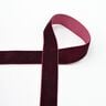 Velvet ribbon [25 mm] – burgundy,  thumbnail number 1