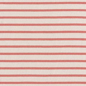 Narrow & Wide Stripes Cotton Jersey – anemone/terracotta, 