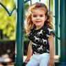 Cotton Jersey Rainbow Unicorns Digital Print | Poppy Fabrics – black,  thumbnail number 5