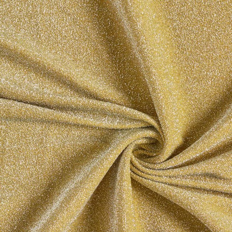Glamour Tinsel Glitter Jersey  – mustard,  image number 1