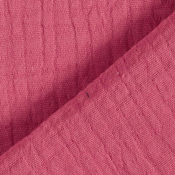 GOTS Triple-Layer Cotton Muslin – berry,  image number 5