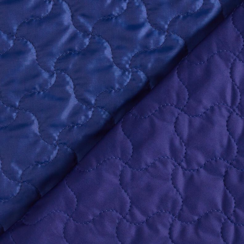 Quilted fabric abstract diamonds – navy blue,  image number 6