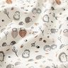 Cotton Poplin Hedgehog on the move – offwhite,  thumbnail number 2