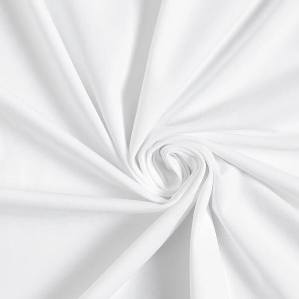 Medium Cotton Jersey Plain – white,  image number 1