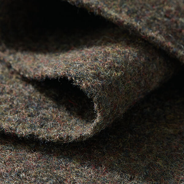 Fulled woollen loden – dark olive,  image number 4