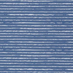 Cotton Jersey Scribble Stripes – denim blue, 