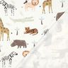 Cotton Jersey Steppe Animals Digital Print | Poppy Fabrics – ivory/dark brown,  thumbnail number 4