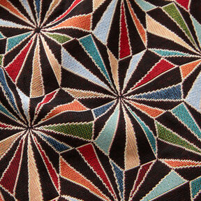 Decor Fabric Tapestry Fabric diamonds – black/green, 