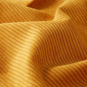 Upholstery Fabric Cord-Look Fjord – curry yellow, 