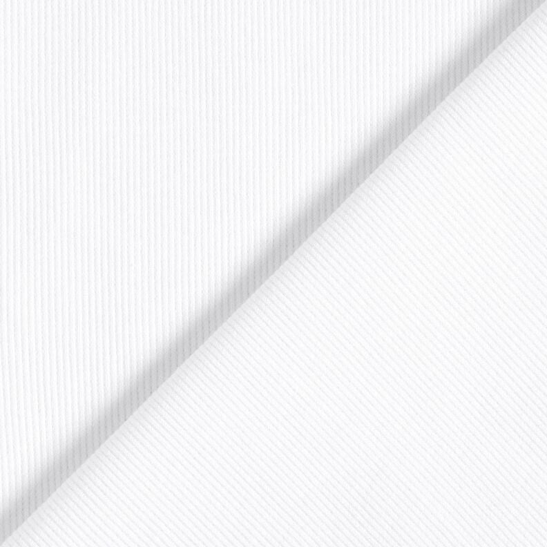 2x2 Ribbing Plain – white,  image number 3