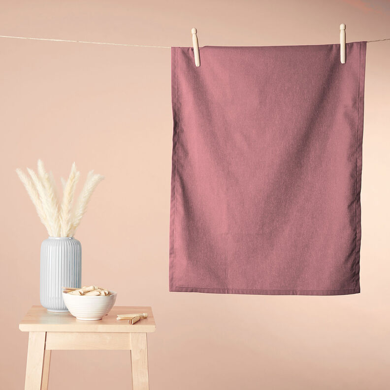 Cotton Cretonne Plain – dark dusky pink,  image number 8