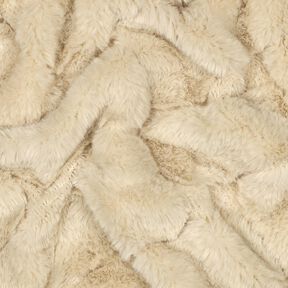 Faux Fur Abstract – cashew, 