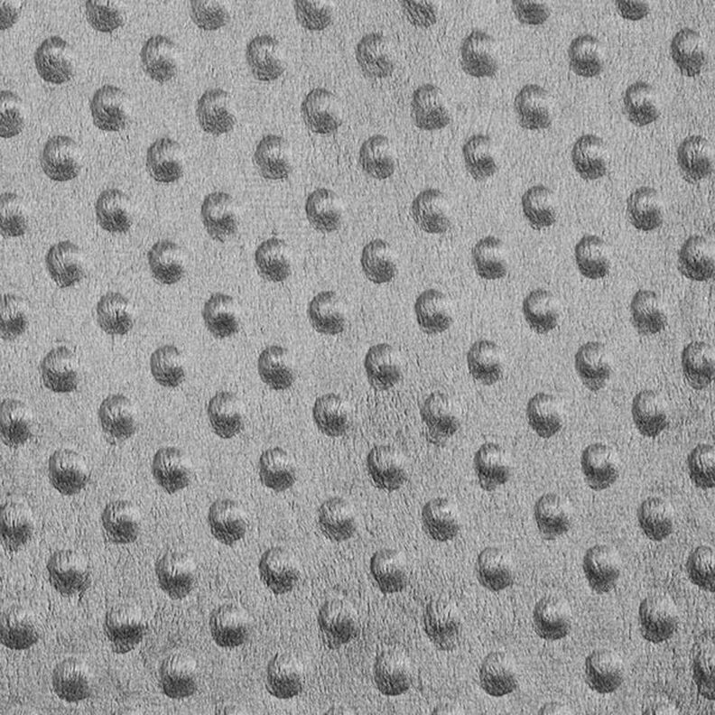 Cosy Fleece Embossed Dots – grey, image number 1