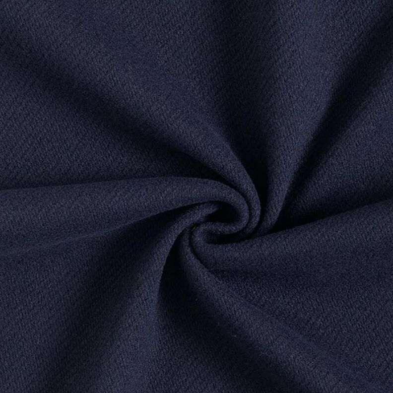 plain wool blend coat fabric – midnight blue,  image number 1