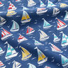 Cotton Cretonne sailing trip – ocean blue/white,  thumbnail number 2