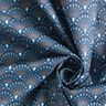 Coated Cotton peacock fan look – blue,  thumbnail number 4