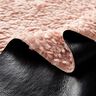 Plain Imitation Leather with Faux Fur Reverse – black/light dusky pink,  thumbnail number 2
