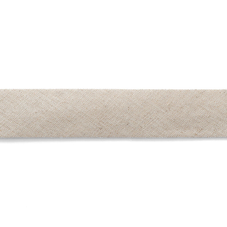 Bias binding Linen Blend [20 mm] – natural,  image number 2