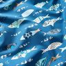 Cotton Cretonne abstract fish – blue,  thumbnail number 2