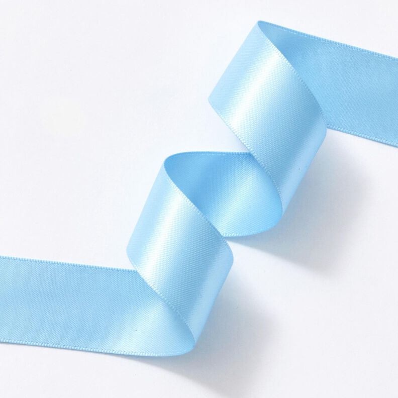 Satin Ribbon [25 mm] – baby blue,  image number 3