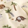 Cotton Jersey jungle elephants – offwhite/reed,  thumbnail number 2
