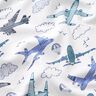Cotton Jersey Aeroplanes Digital Print – offwhite,  thumbnail number 2