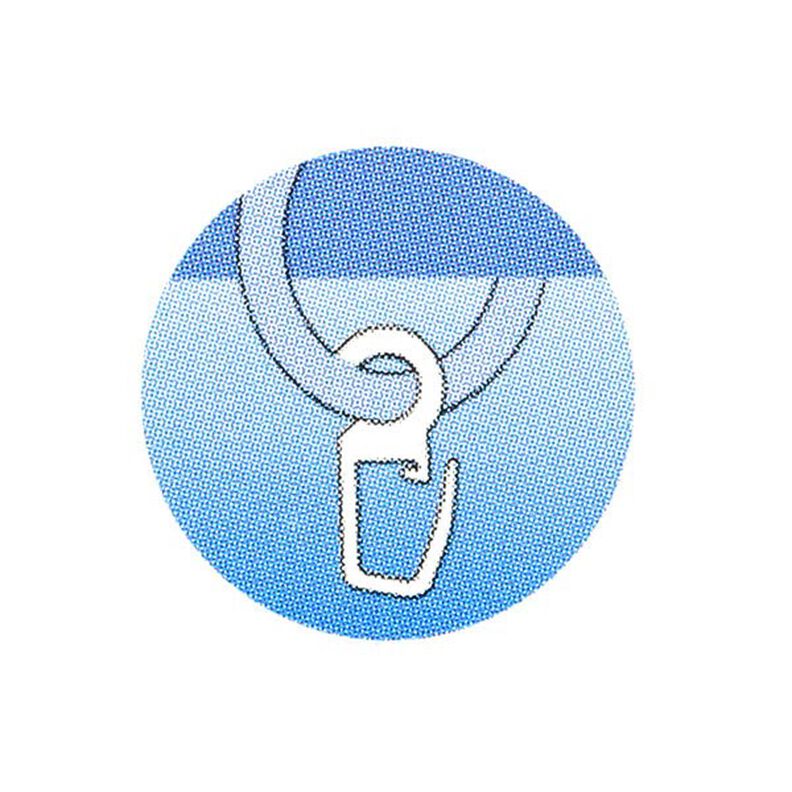 Clip-On Hooks [10mm] 10 pieces – transparent | Prym,  image number 4