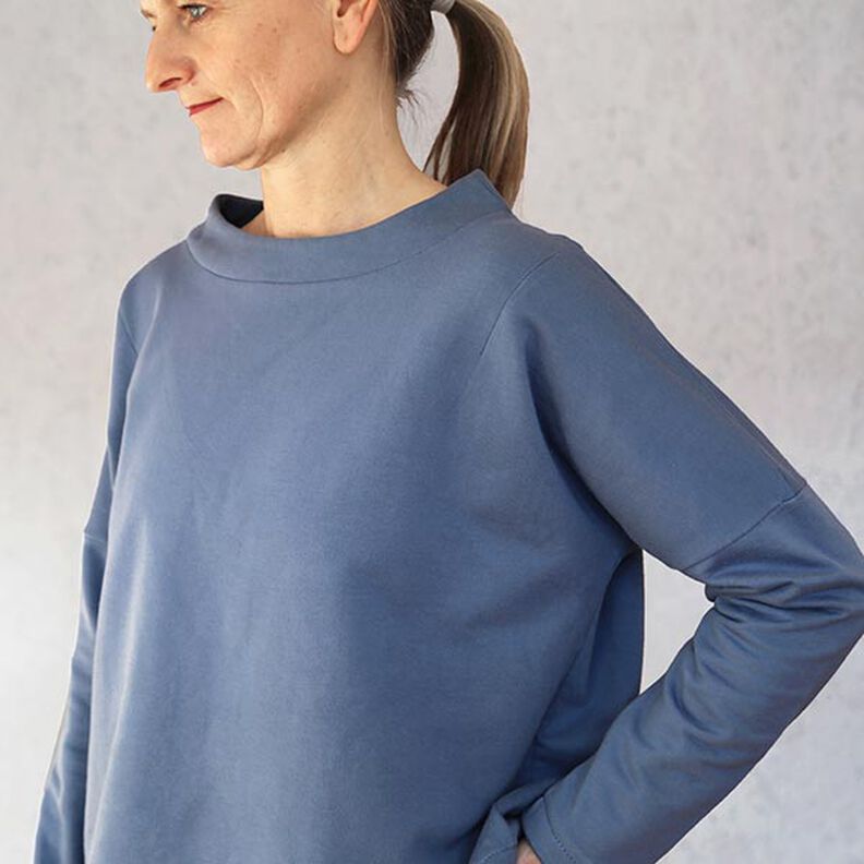 FRAU ISA jumper with stand-up collar, Studio Schnittreif  | XS -  XL,  image number 6