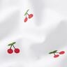 Cotton Poplin cherries – white,  thumbnail number 2