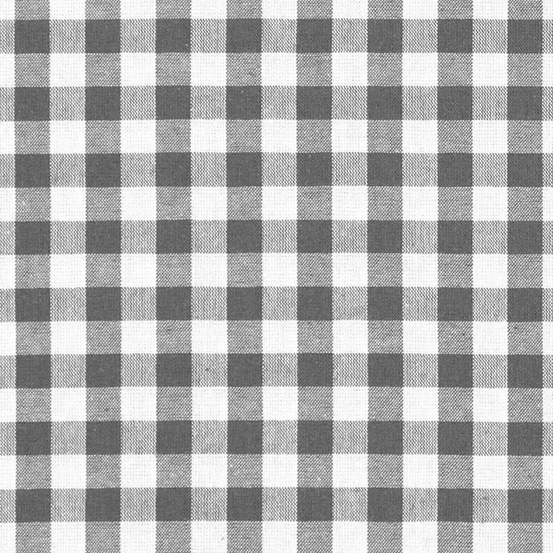 Cotton Vichy - 1 cm – grey,  image number 1