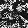 Viscose Linen Blend abstract sunflowers – black/white,  thumbnail number 3