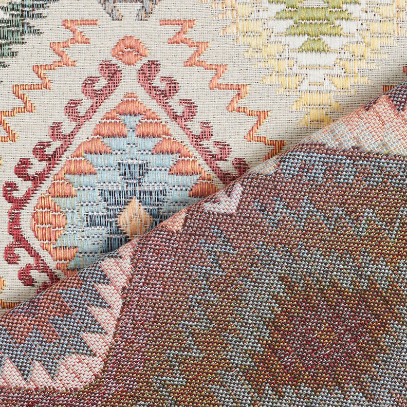 Decor Fabric Jacquard Indian carpet – light beige,  image number 5