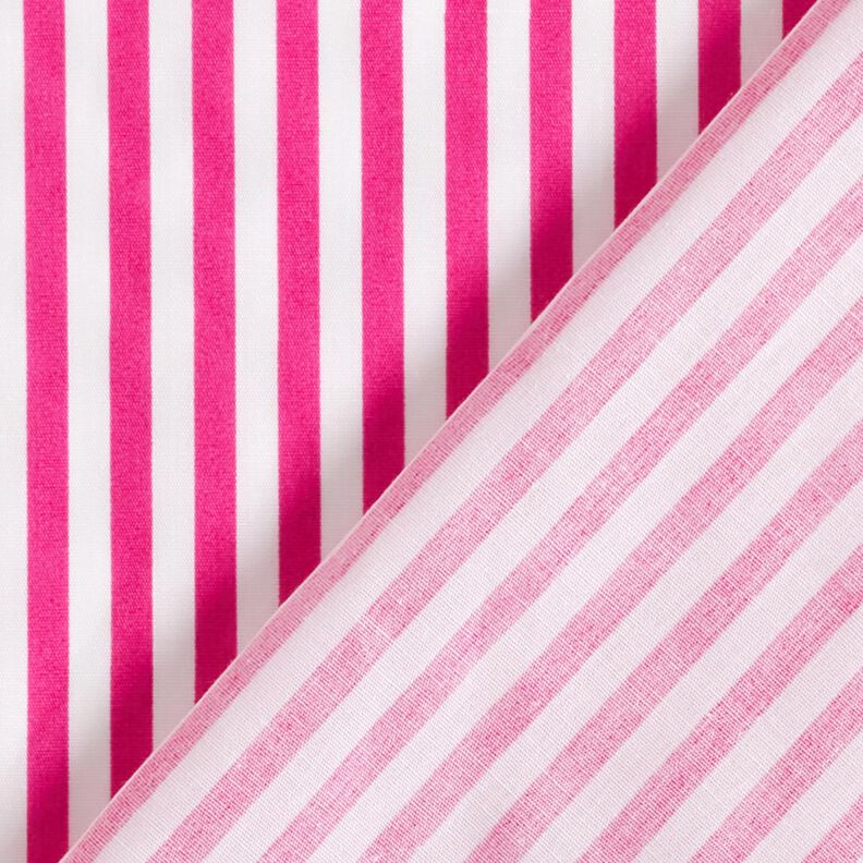 Cotton Poplin narrow stripes – purple/white,  image number 4