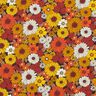 viscose fabric Summer Flowers – sunglow/black,  thumbnail number 1